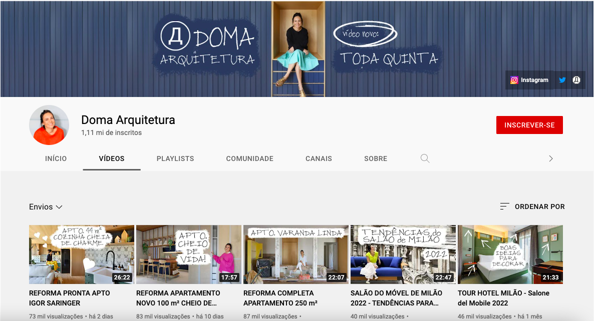 canal Doma Arquitetura