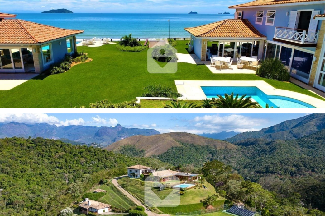 casa no campo ou casa na praia
