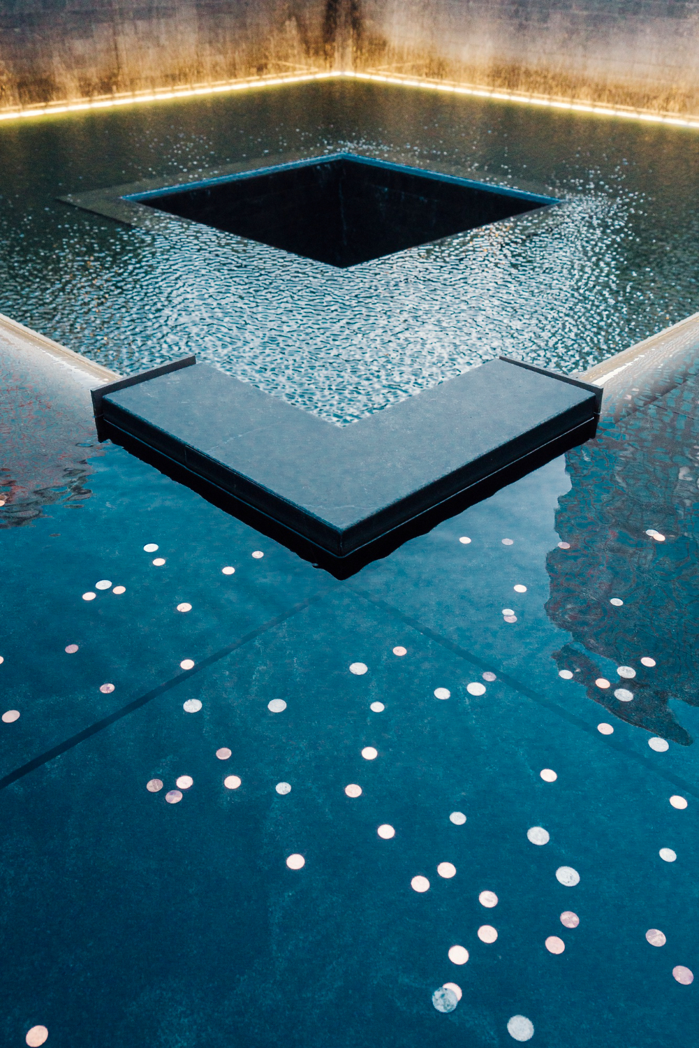 água no design de interiores