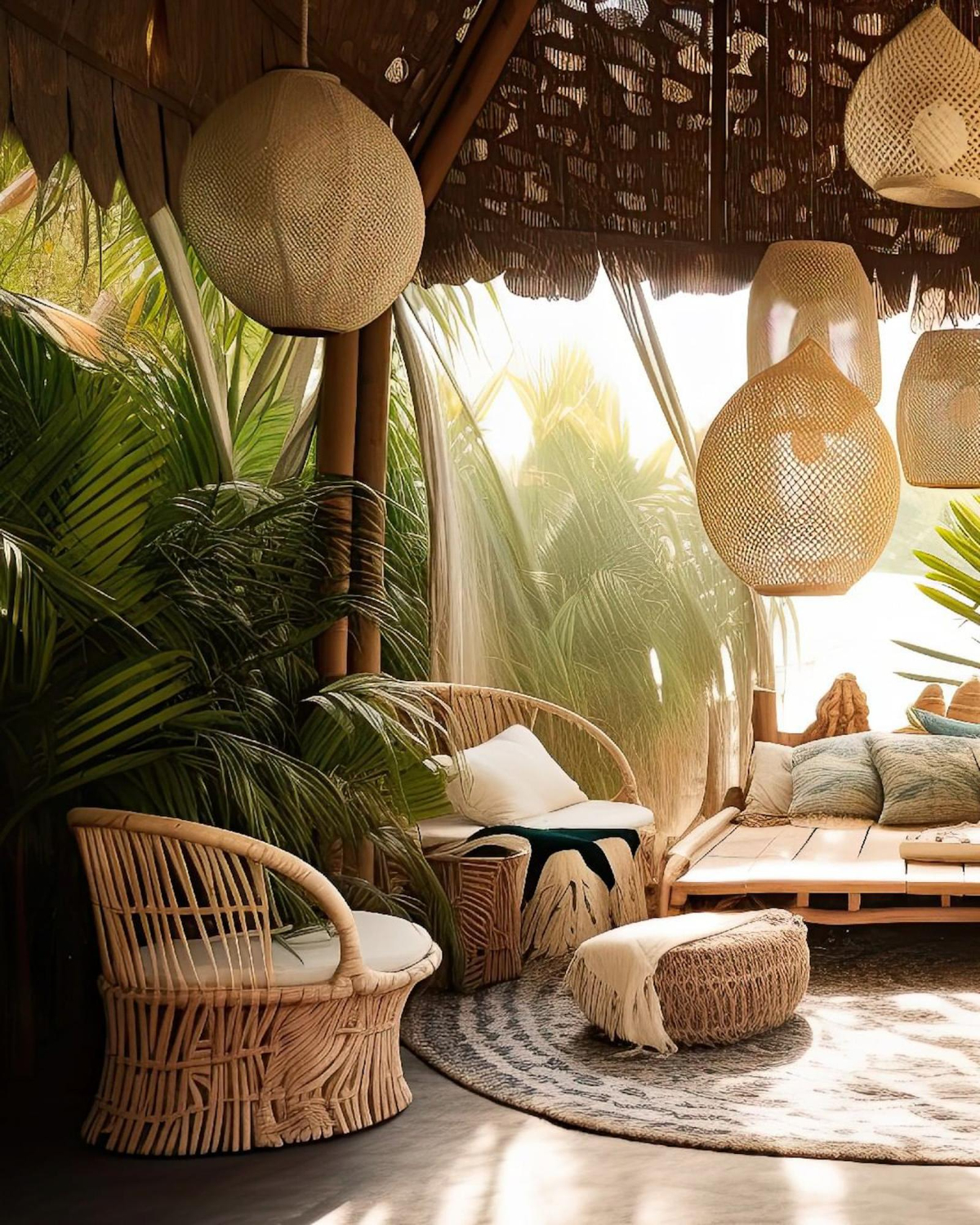 estilos de decoração tropicais