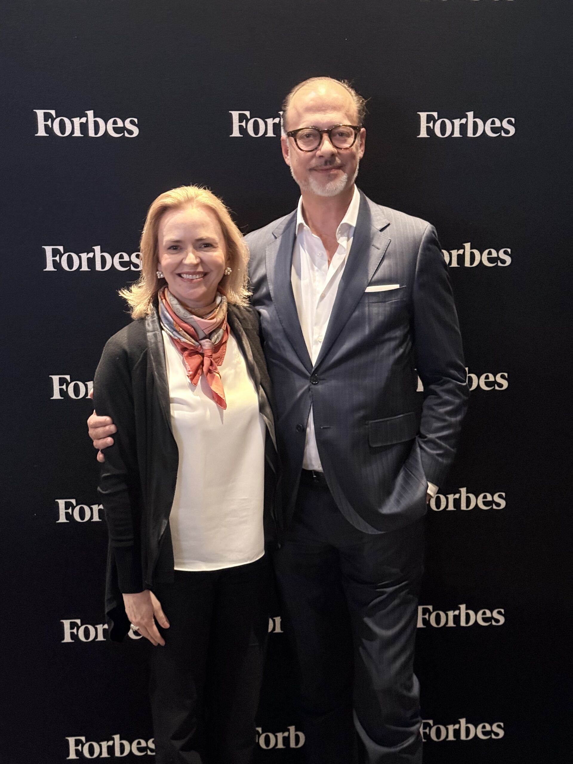 Patricia Judice e Marcus Benussi - Managing Director da Forbes Global Properties
